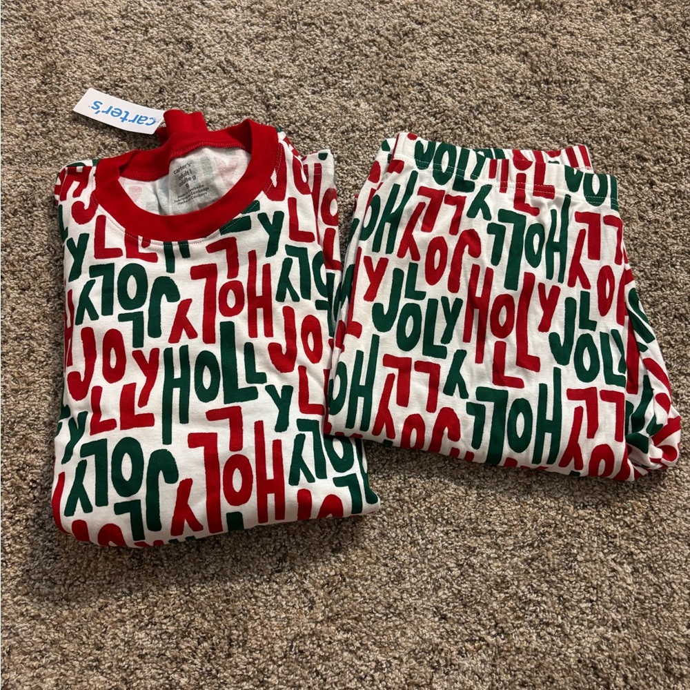 Carter's Red and White Adult Pajama Set